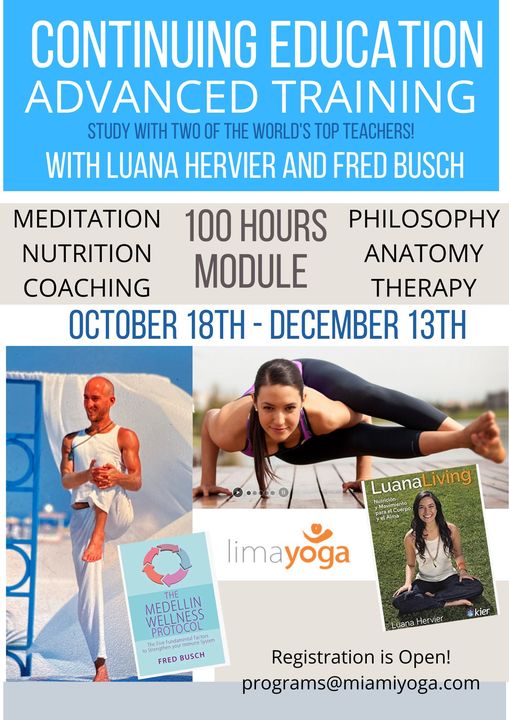 Be working side with Master Luana Hervier! - Miami Yoga Teacher